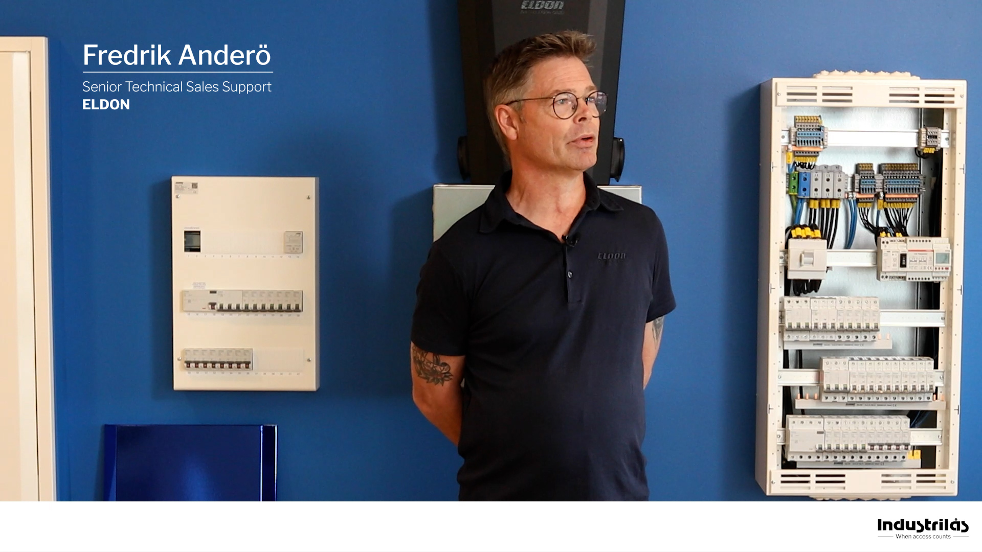 Fredrik Anderö, support technique des ventes Eldon Installation